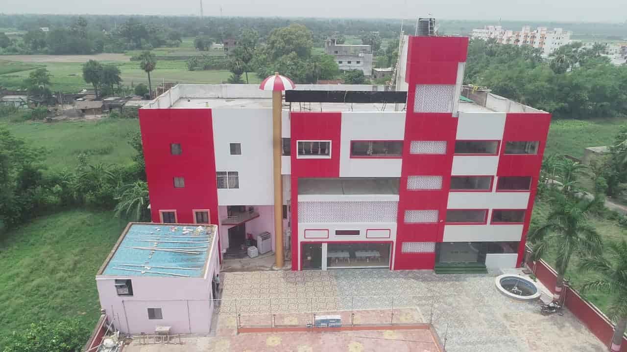 Hotel Myra International Building Aerial View