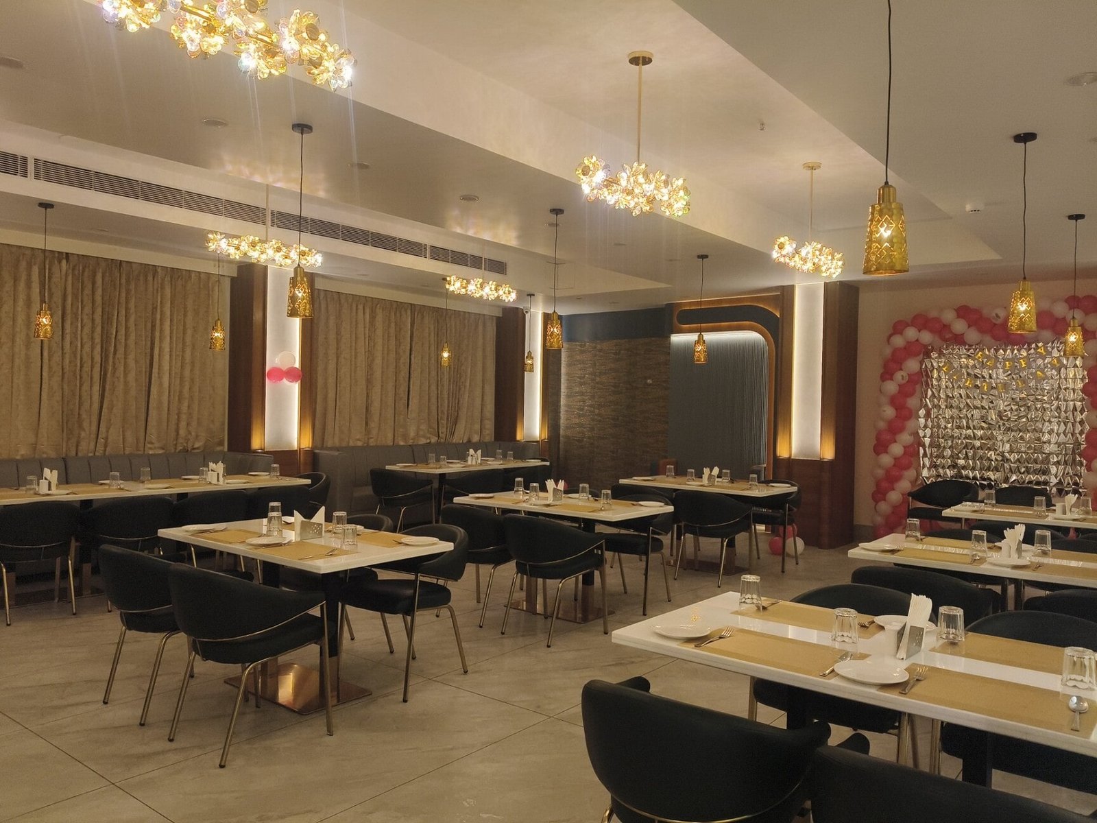 Hotel Myra multi-cuisine restaurant dining hall